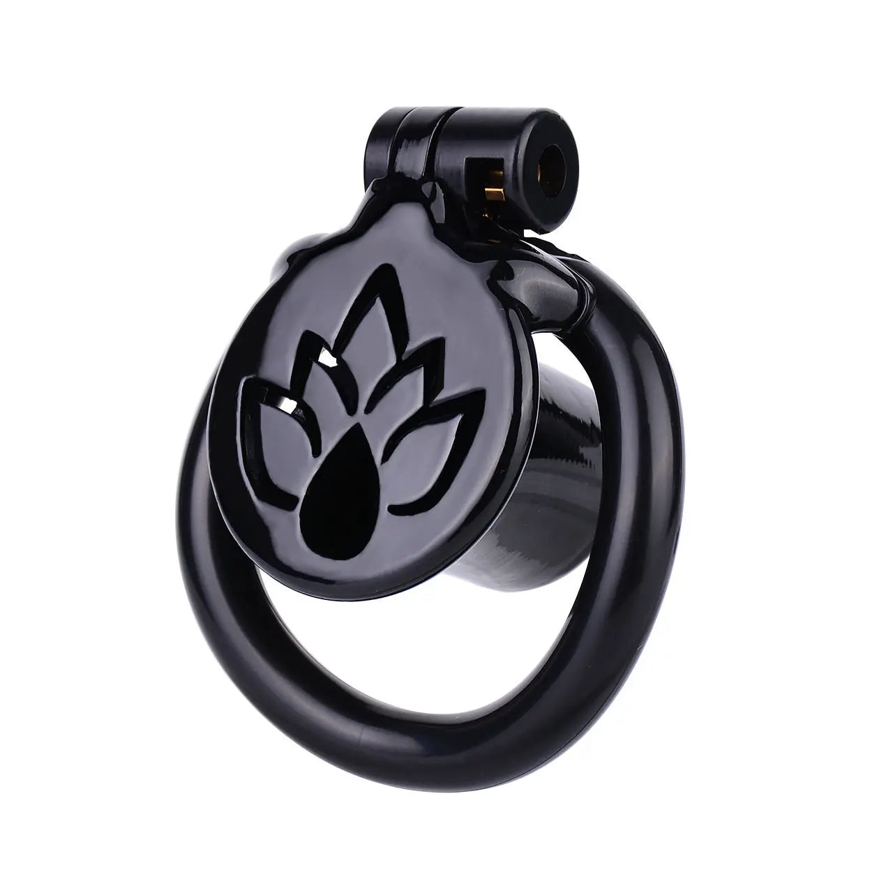 Male Chastity Cage with Lotus Design - Comfortable Self-Control Device for Abstinence, Durable ABS Material, BDSM Toy for Men
