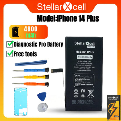 High Capacity Diagnostic Battery OEM TI BMS No Pop Up Message Run Diagnose for iPhone 12 13 14 15 Pro Max Pro Mini Plus
