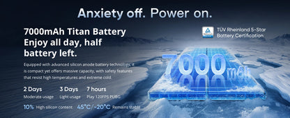 realme GT 7T Smartphone 5G MediaTek 8400-MAX 7000mAh Titan Battery 120W Ultra Charge 6.8'' 120Hz Display EU Version NFC
