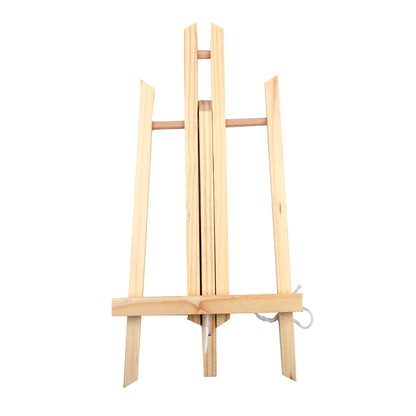 MOTARRO 1Pcs Natural Wood Easel Frame Tripod Display Holder Wedding Table Name Card Stand Children Painting Display Craft