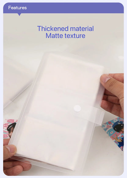 84/120/240 Slot Card Holder Photo Album Business Card Book Star Chasing Business Three Inch Transparent Card Bag