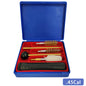 5Pcs/Set Gun Cleaning Kit Pistol Bore Cleaner Brush/Mop for .22/.223/.357/.38/.45 Cal 9mm 5.56mm Universal Gun Cleaning Set