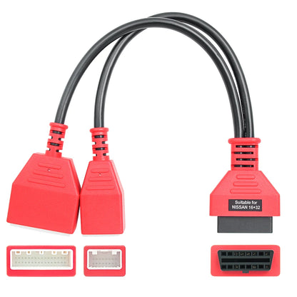16+32 Gateway OBD Adapter Suitable for Nissan/Sylphy B18 Bypass Sgw No Need Password OBD2 16pin OBD2 Extension Cable