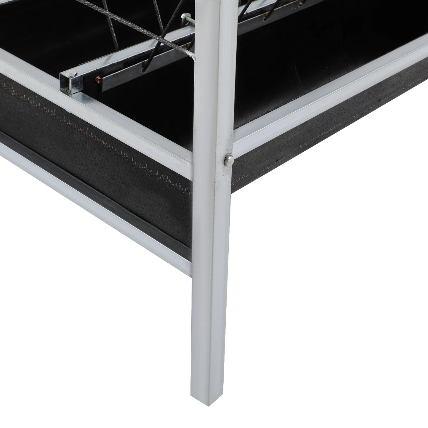 Iron, Steel Large Feed Trough Goat Feeders Standing Trough Bucket for Large Animals Sides Horse Hog Pig Livestock Poultry Feeder