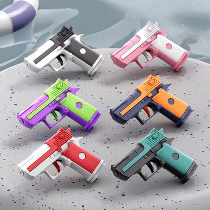 Mechanical Continuous Firing Water Gun Toys for Kids Summer Outdoor Beach Pool Toy High-pressure Mini Pistol Water Guns for Baby