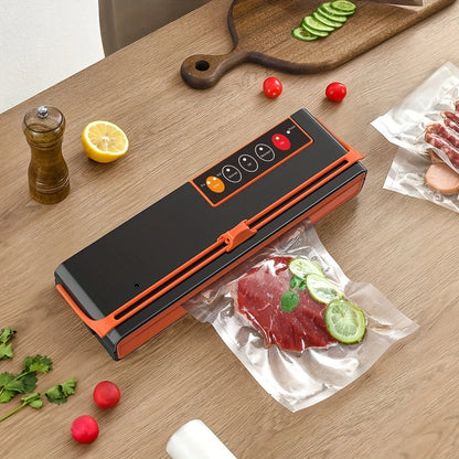 AGASHE Food Vacuum Sealer Machine, Degasser Vacuum Packer for Products with Cutter, Double Pump Air Packaging Machine for Kitche
