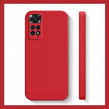 Case For Xiaomi Redmi Note 11 Case Redmi Note 11 10 10s 11s 12 12s 13 Pro Plus 5G Cover Anti-drop Liquid Silicone Cover Case
