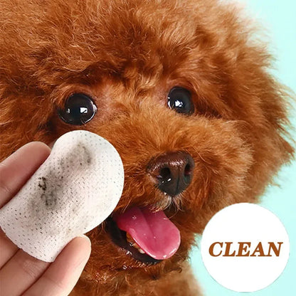 Pet Eye Wipes Cat and Dog Tearmark Wet Wipes Cat and Dog Universal No Irritation Cleaning Products 130 Pieces Wipes Pet Supplies