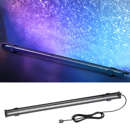 USB LED Aquarium Air Bubble Light Auto RGB Color Changing Fish Tank Air Stone Oxygen Bubbler Submersible Decorative Lamp