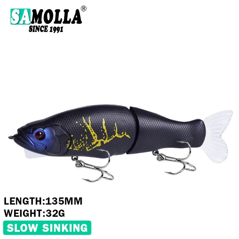 11.5cm/18.5g Balam Glide Bait Catfish Joint Giant Hard Bait Swimbait for Pike Bass Saltwater Glide Bait Leurre De Pêche