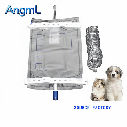 Double-Lumen Urinary Catheters For Pets,Drainage Bags,Veterinary Supplies,Pet Medical Care,Suitable For Both Cats And Dogs