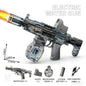Simulated Firing and Recoil Electric Water Gun Toys Children Automatic Sensor Lights Water Pistol Summer Outdoor Beach Kids Toy