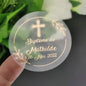 5CM Custom Name Wedding Sticker Personalized Design Your Label Candy Gift Box Birthday Party Seal Sticker Self-adhesive 50PCS