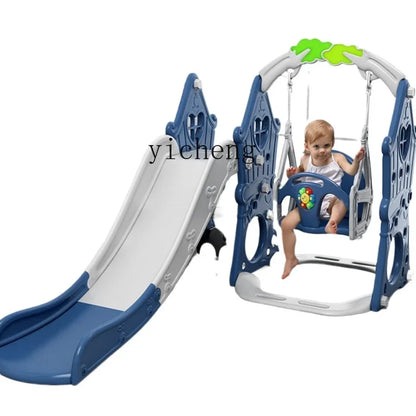 Tqh Children Slide Indoor Home Child Baby Slide and Swing Combination Baby Small Toy Family Amusement Park