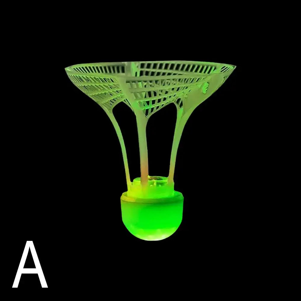 Luminous Windproof Luminous Badminton Ball, Super Durable And Unbreakable, Outdoor Fluorescent Bright Nylon Ball With Light