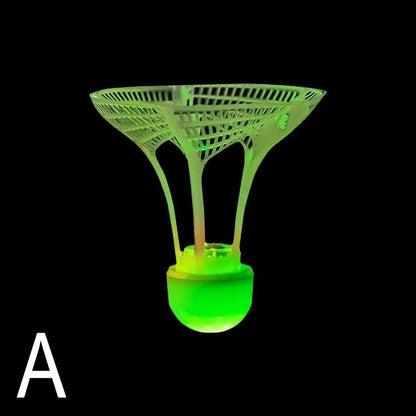 Luminous Windproof Luminous Badminton Ball, Super Durable And Unbreakable, Outdoor Fluorescent Bright Nylon Ball With Light