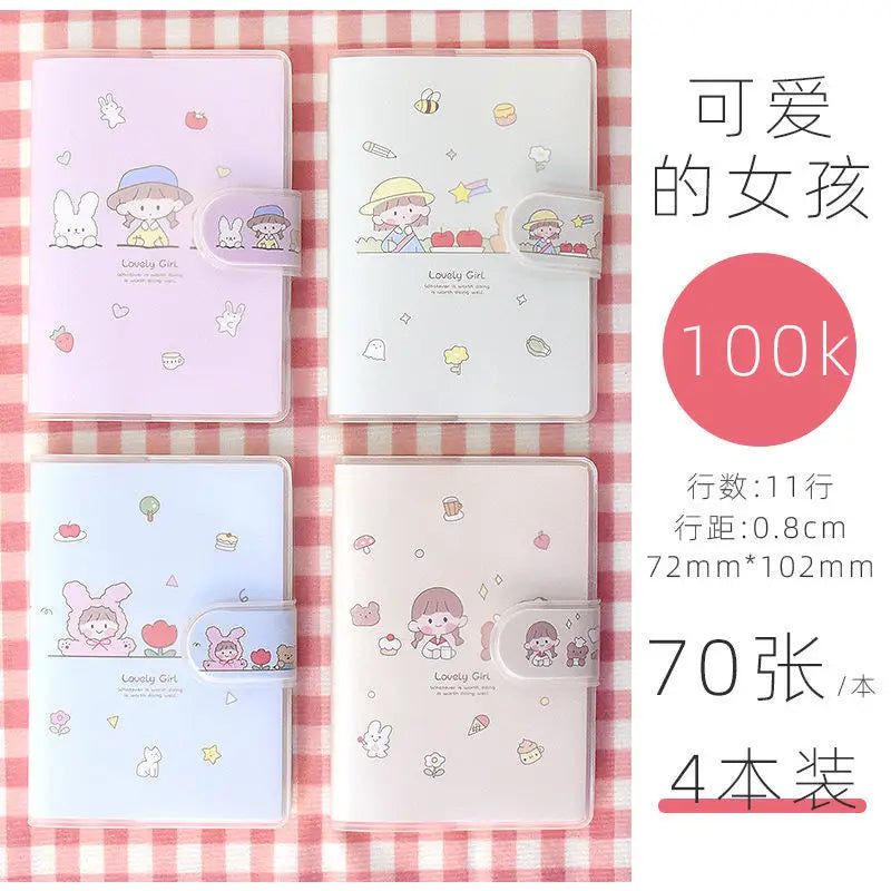Kawaii Mini Portable Notebook Small Notepad For Daily Notes School Office Stationery Convenient To Carry Cute
