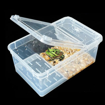 1pc Vivarium Lid Reptile Pet Product Reptile Tank Insect Spiders Tortoise Lizard Transparent Breeding Box