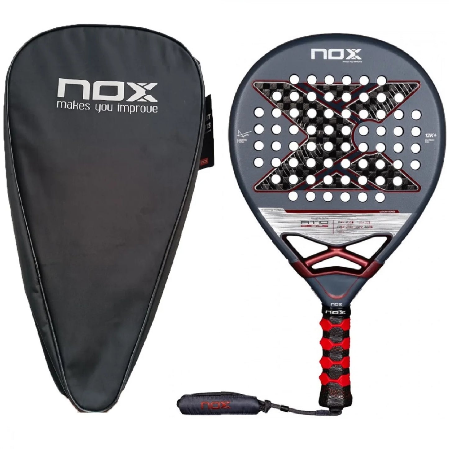 Nox 3D Carbon Fiber Power Racket, Stereo Structure Rebuild Tennis Hit Experience, Immersive Advanced Court, Tech Enabled 2023-26