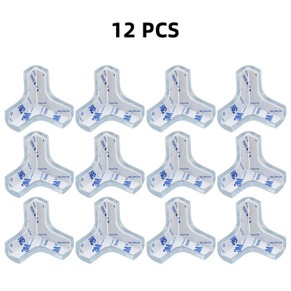 Baby Safety Silicone Table Corner Protector Furniture Edge Protection Cover Transparent Children Anti Collision Edge Guards