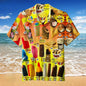 2025 Cold Ice Cream Hawaii Shirt Unisex 3D Printed Funny Popsicle Aloha Shirts Summer Short Sleeve Beach Lapel Blouse Tops