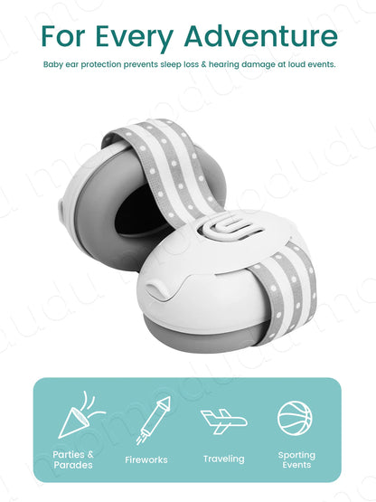 1PC Baby Earmuffs Noise Cancelling Infant Ear Protection Headphones with Adjustable Headband , Ideal for Travel, Airplane, Sleep