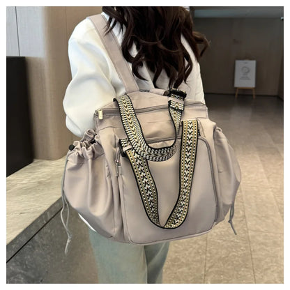 Baby Diaper Bag Multi-pocket Travel Duffel Bags Foldable Gym Bag Women Hand Luggage Airport Bags Mom Stroller Maternity Totes