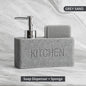 Modern kitchen accessories Soap Dispenser Set Liquid hand soap dispenser pump bottle brushes Holds and Stores Sponges Scrubbers