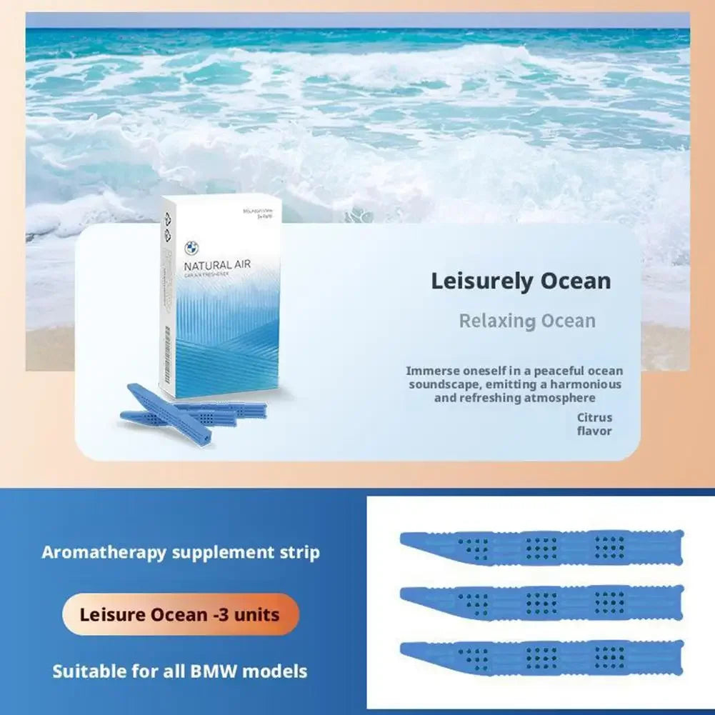 Suitable for BMW car mounted aromatherapy blade air outlet bracket 3 series 5 series X1X3X5 automotive solid fragrance cream int