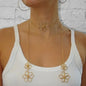 Dainty Flower Geometric Bracelet New High-End Minimalist Zircon Charm Blade Chain Women’s Bracelet Party Jewelry Gift