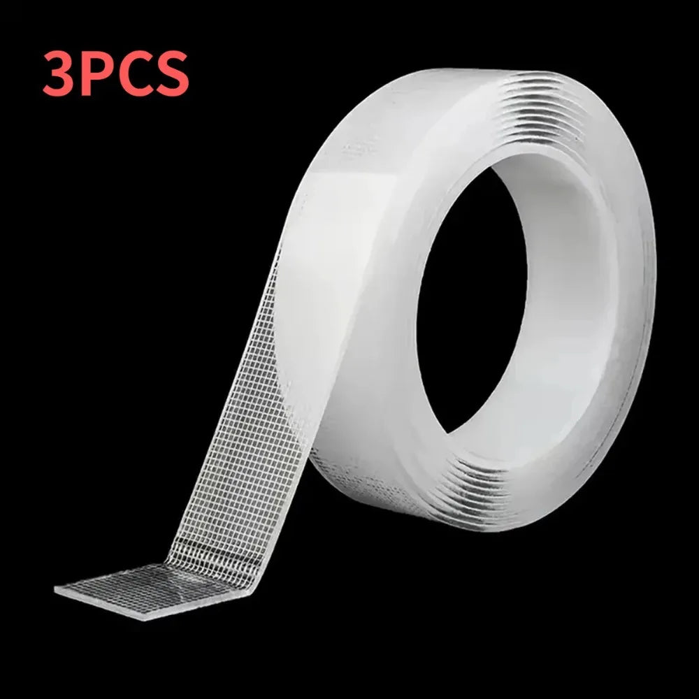 1pc Ultra-strong Double-sided Adhesive Nano Tape, Clear Removable Waterproof Extra Strong Sticky Strip, Heavy-duty Two Side Tape