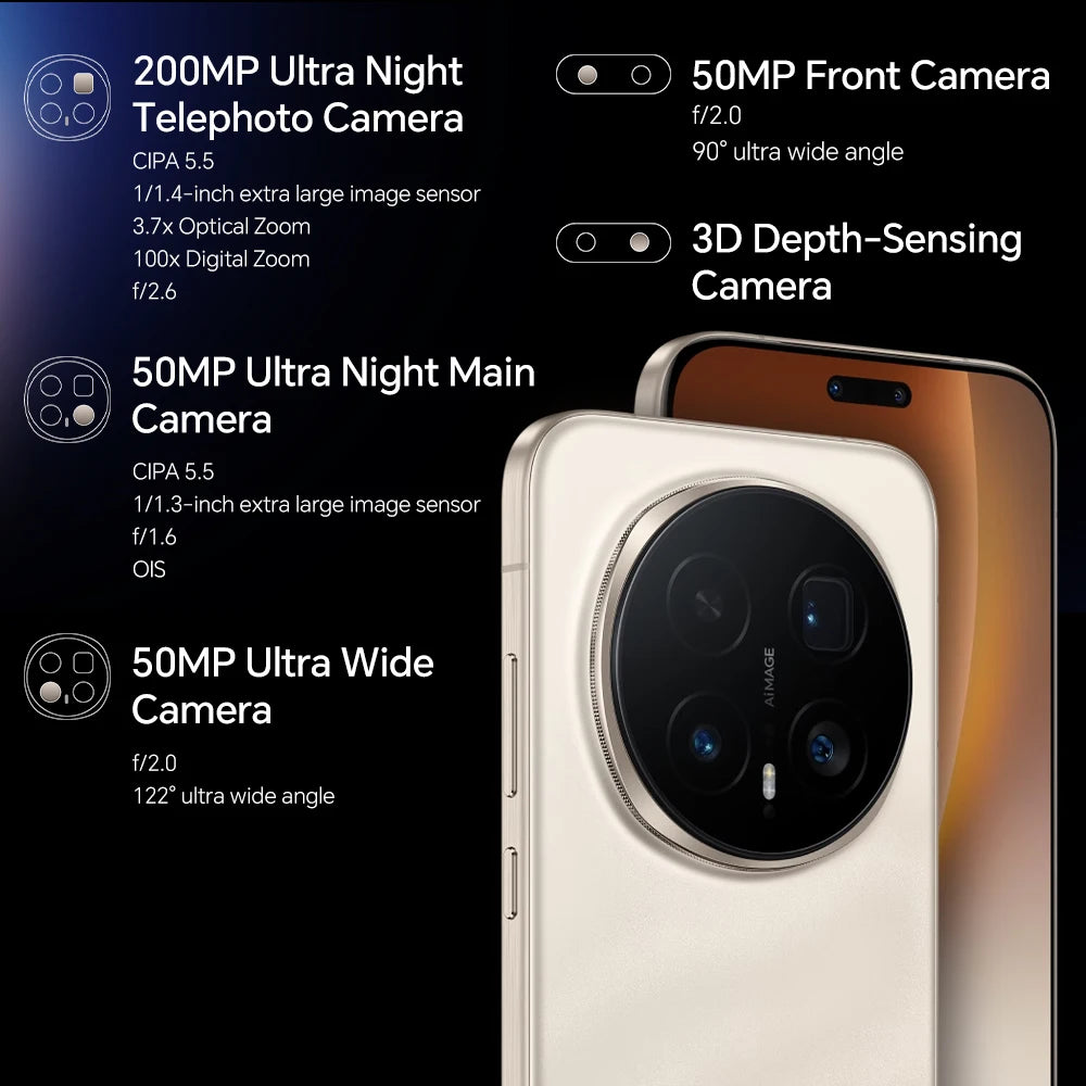 HONOR Magic 8 Pro 5G EU Version Smartphone Snapdragon 8 Elite Gen 5 200MP AIMAGE 6270mAh 100W 6.71''OLED NFC ESIM Honor