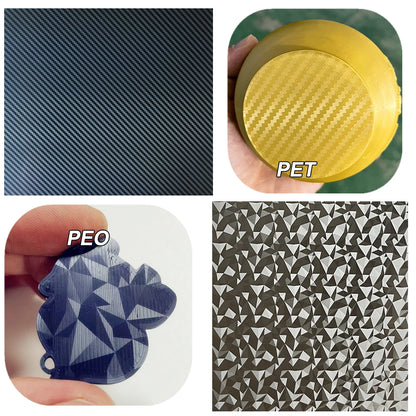 For Anycubic Kobra X, S1 S1C Build Plate Double Sided PEO PET PEY PEI Sheet Spring Steel Sheet for Anycubic Kobra S1 Combo Bed