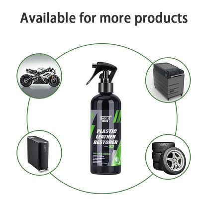 Car Product Hgkj S3 Liquid Leather Plastic Renovator Restorer Coat Wax Car Interior Seat Leather Restoration Repair Agent