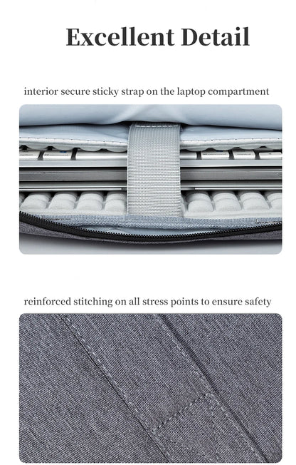 Laptop Bag 15.6 Inch Messenger Shoulder Handbag for Men Business School Travel Work Briefcase for MacBook Lenovo Acer Asus Dell