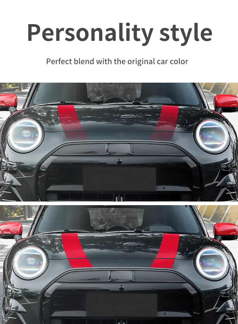 Car Engine Hood Vinyl Trunk Decal Stickers For Mini Cooper F56 F60 F55 F54 R56 R60 F65 F66 U25 J01 Countryman Car Accessories