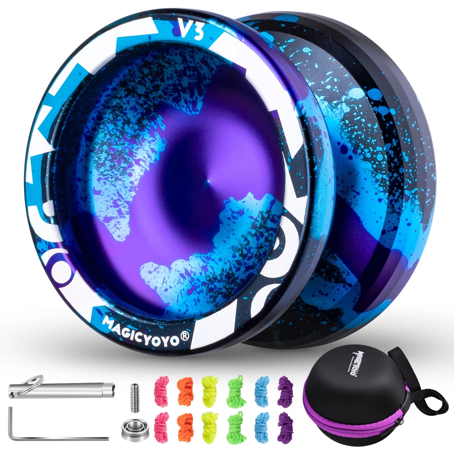 MAGICYOYO V3 Yoyo for Kids 8-12 or Above, Responsive Yoyo Professional with Dual Function, Professional Trick Yo yo for Adults w