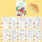 Watercolor Painting Book with 1 Book 1 pen Water Powder Graffiti Drawing Self-contained Paint Picture Coloring Painting Paper