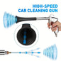 Car Cleaning Gun, High Pressure Air Blow Gun, High-Pressure 1/4 Inch Dry Blow Cleaning Tool, Uncharged Interior Spraying Washer