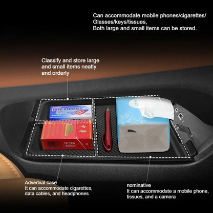For Leapmotor C10 2024-2026 Center Console Lower Storage Box Armrest Storage Tray Organizer Auto Case Car Interior Accessories
