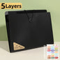 5 Layers A4 File Folder Storage Bag Test Paper Desktop Tool School Stationery Office Supplies