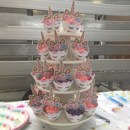 Unicorn Birthday Decorations for Girl Plate Napkin Cup cake topper Unicorn Party Supplies Kids Birthday Party Decor Baby Shower