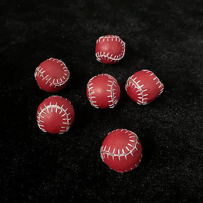 5Pcs Leather Ball (2.2cm) Magic Tricks Chop Cup Ball Accessory For Cups & Balls Table Magia Illusions Gimmicks Mentalism Props