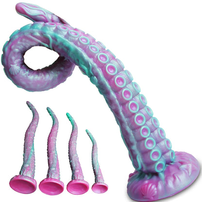 Long Anal Butt Plug Sex Toys Monster Dildo Octopus Tentacle Huge Silicone Dick Sex Adult Soft Dildo Female Masturbator