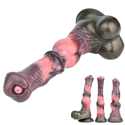 NSFU 3 Styles Fantasy Dildo Flirting Sex Toy Anal Plug Soft Animal Horse Penis 18+ Adult Sexy Toys For Women Men Masturbator
