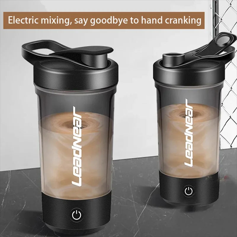 New Detachable Electric Mixing Cup Electric Protein Powder Shaker Cup USB Rechargeable Reusable Suitable For Lndoor/Outdoor Use