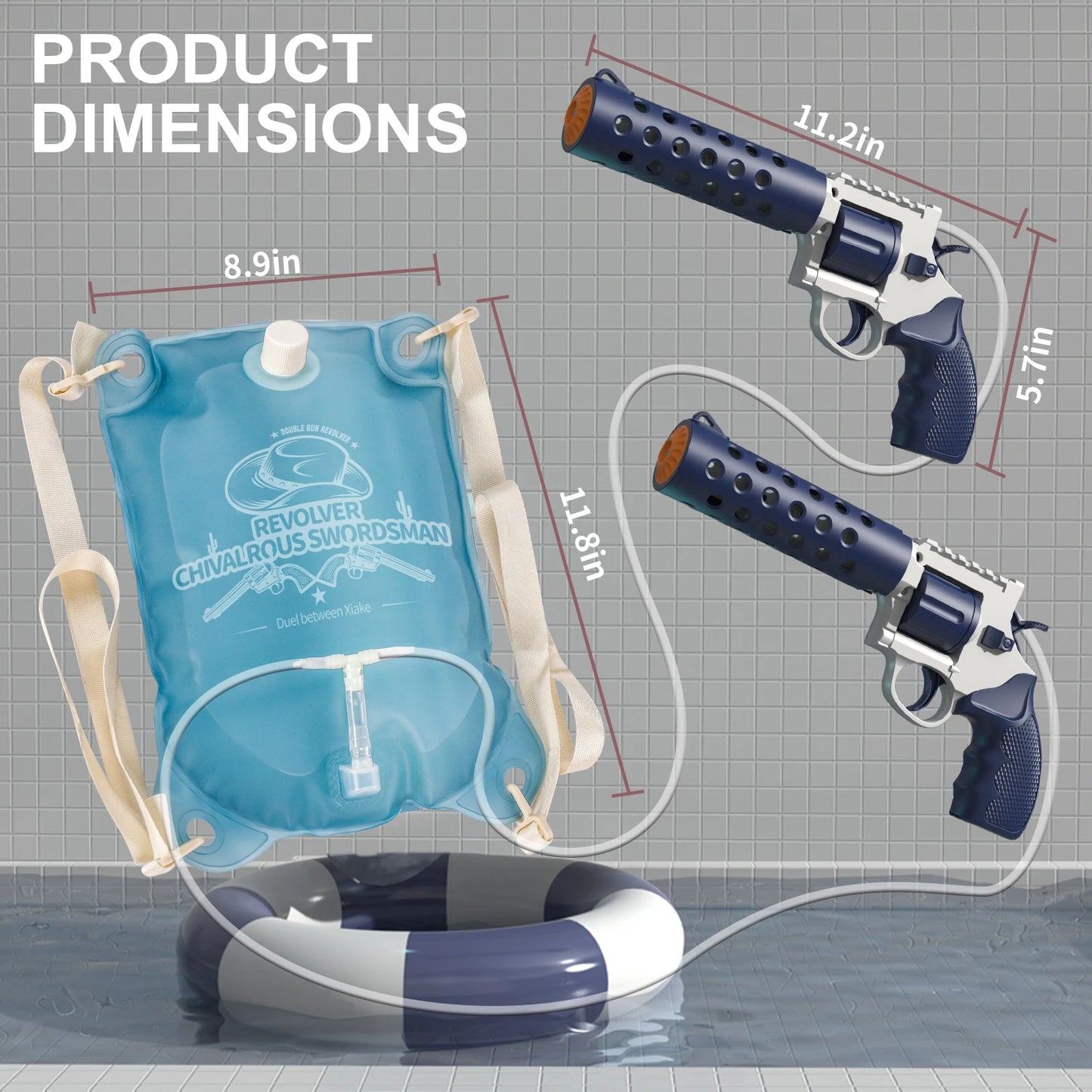 Backpack Electric water gun,Full-Automatic Shooting Water Gun Toys for male Summer Outdoor Beach High-capacity Guns Game Gifts