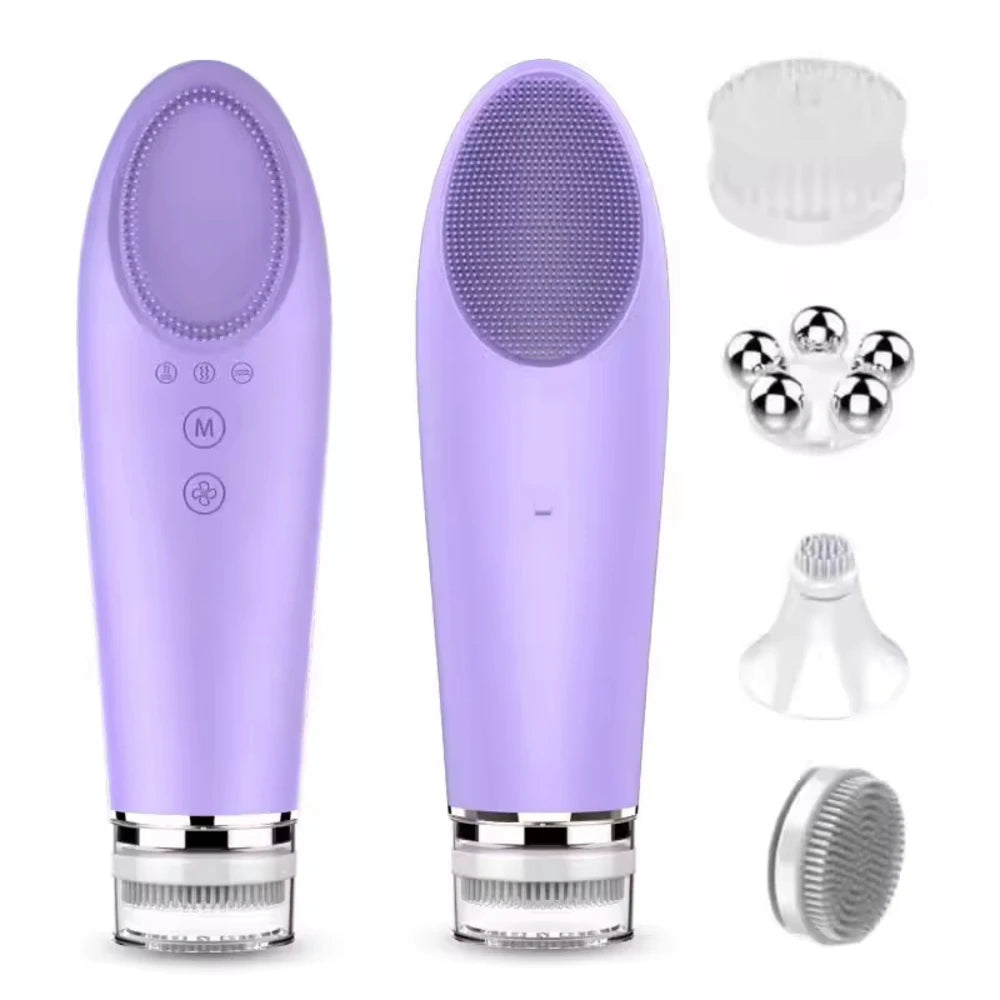 Beauty Massage Tool for Face and Neck Facial Tool Metal Rolling Head Facial Clean and Massage Roller