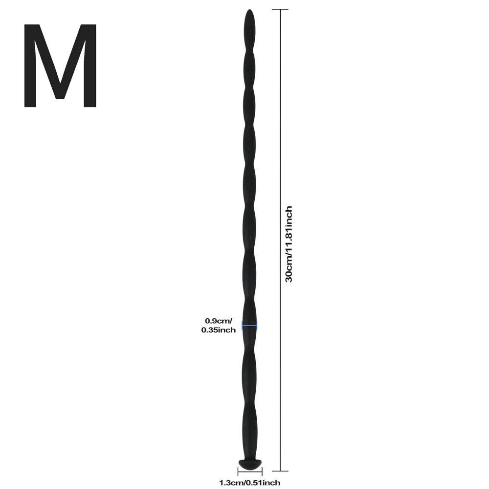 5 Sizes Soft Silicone Urethral Dilator Horse Eye Stick Penis Rod Male Masturbation Blockage Stimulator Catheter Sex Toys for Men