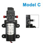 DC 12V 60W Micro Electric Diaphragm Water Pump 5L/min High Pressure Car Washing Spray Water Pump 0.8Mpa 5L/min